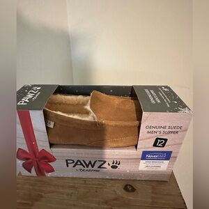 BearPaw Brown Suede Men's Moccasin Slippers